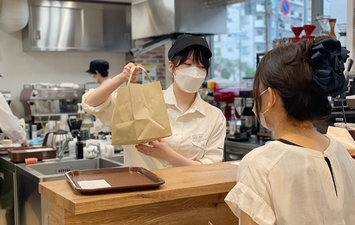カフェビジネス科　学内店舗実習