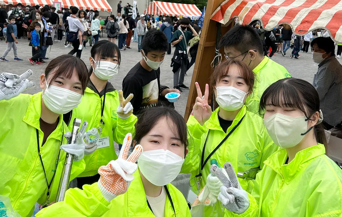 「第41回清新町・臨海町ふれあいまつり」クリーン隊