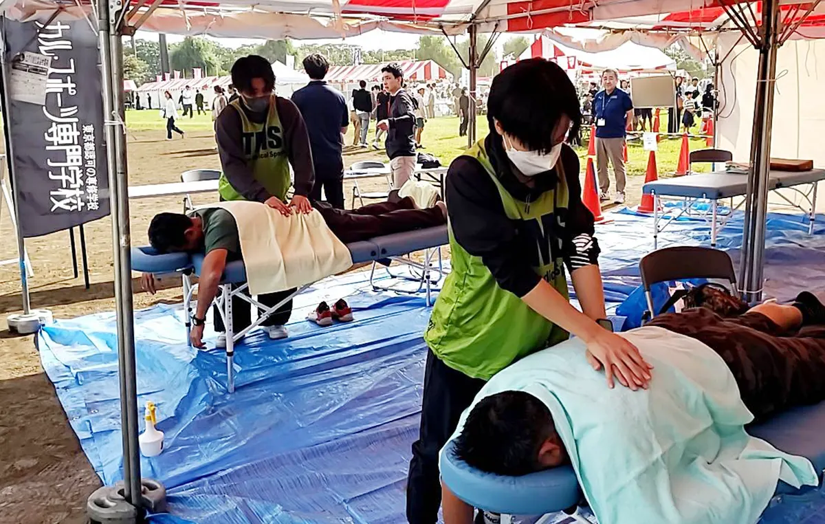 「第46回江戸川区民まつり」トレーナーブース出展