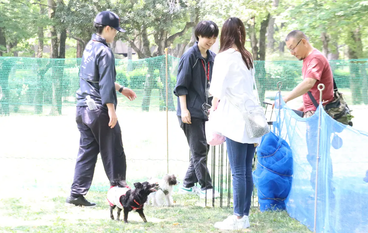 愛犬家マナー向上のためのドッグラン