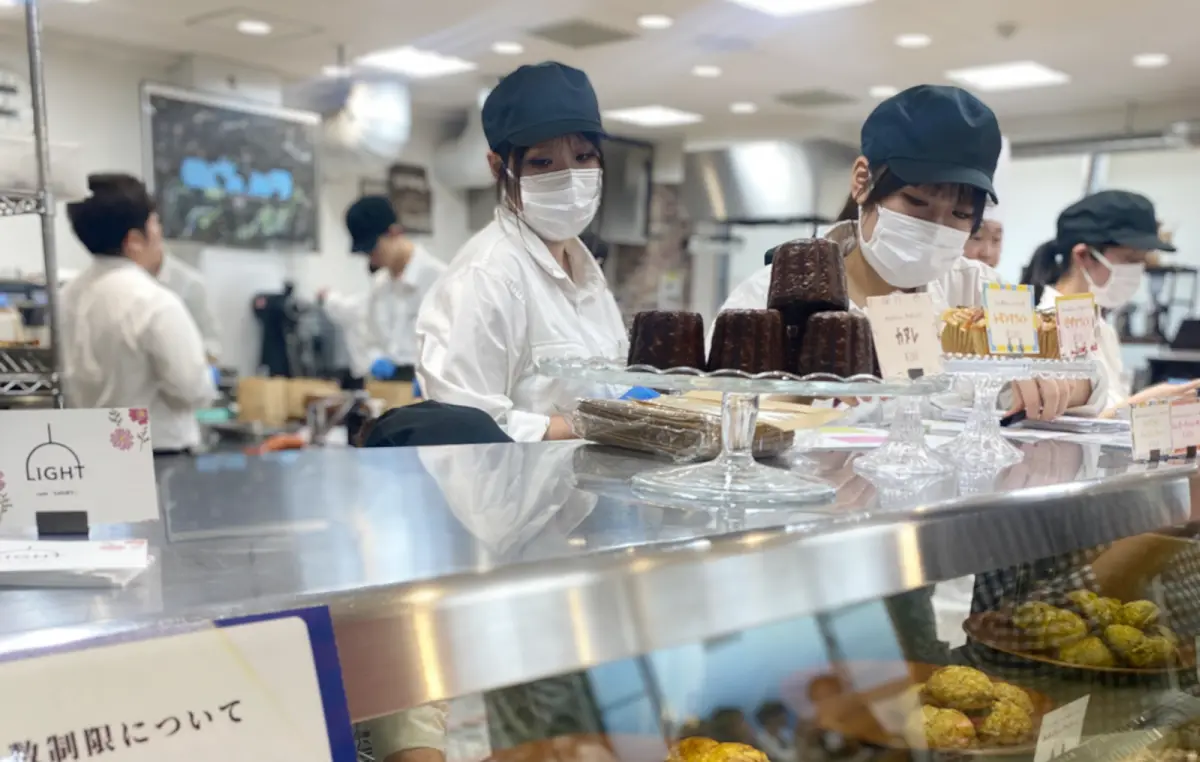 カフェビジネス科　学内店舗実習