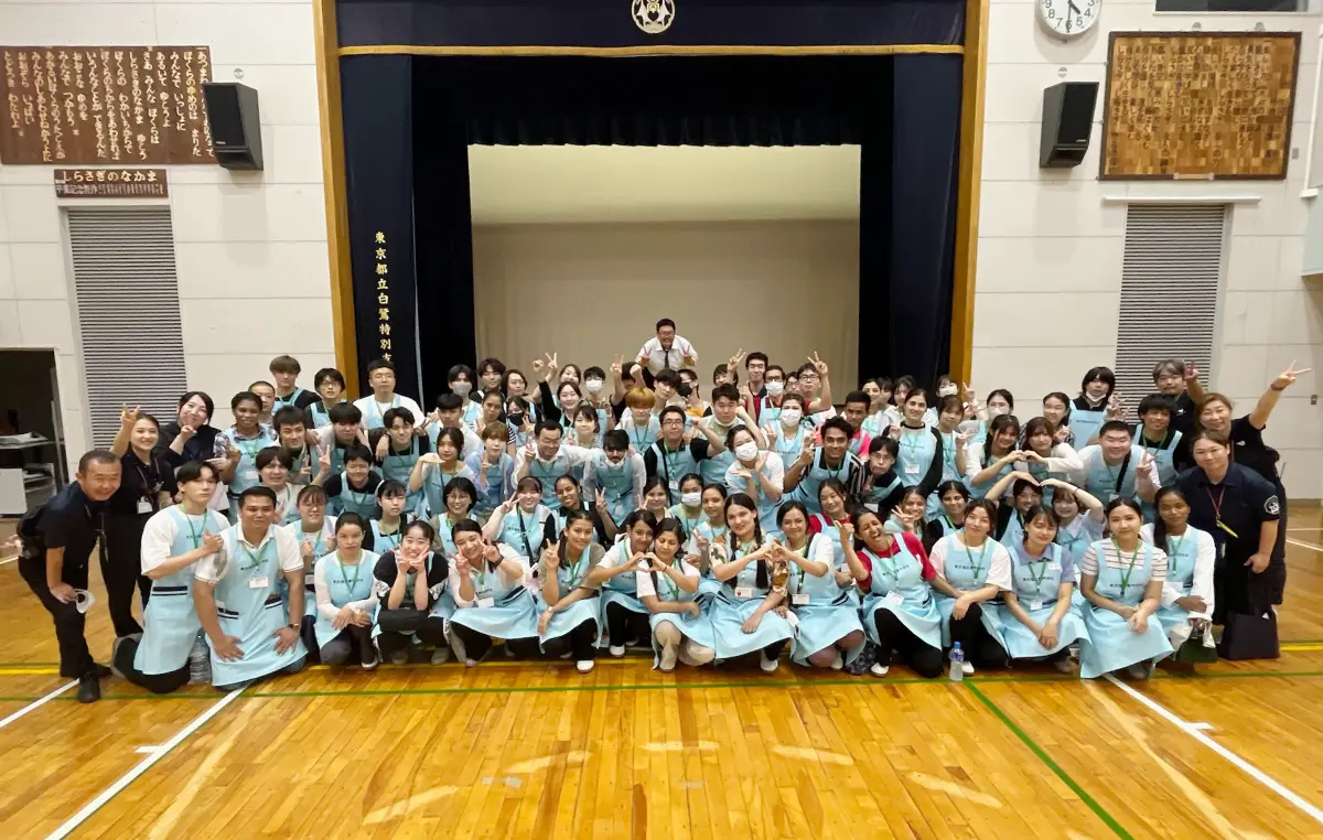 白鷺特別支援学校夏の祭典ボランティア