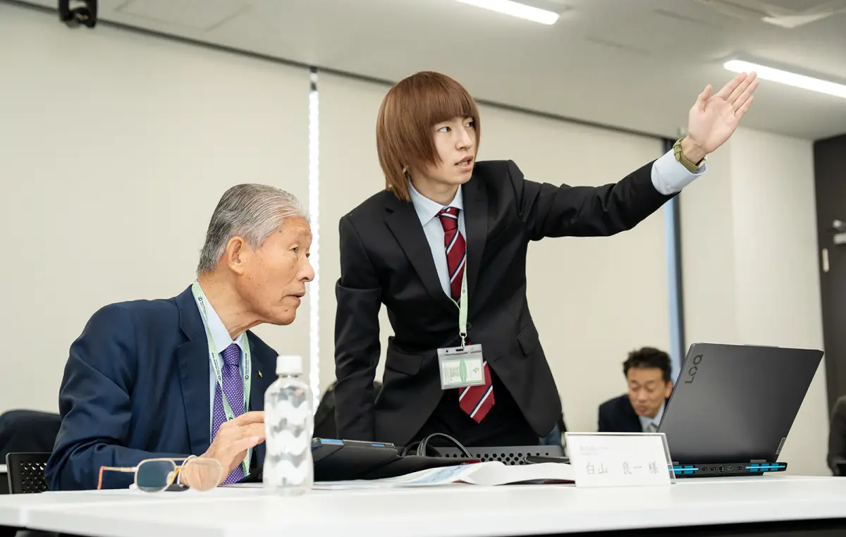 江戸川区内の企業（㈱シラヤマ）からの企業プロジェクト