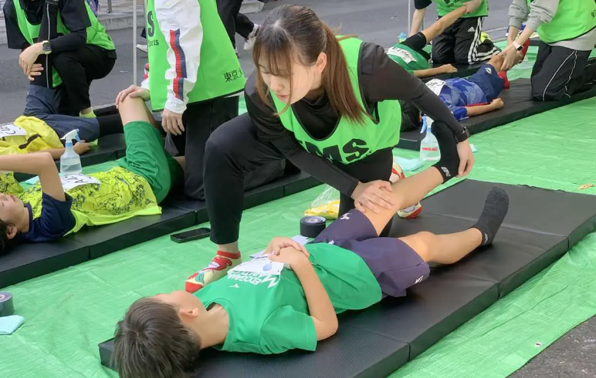 「第45回　江戸川マラソン大会」トレーナーブース出展