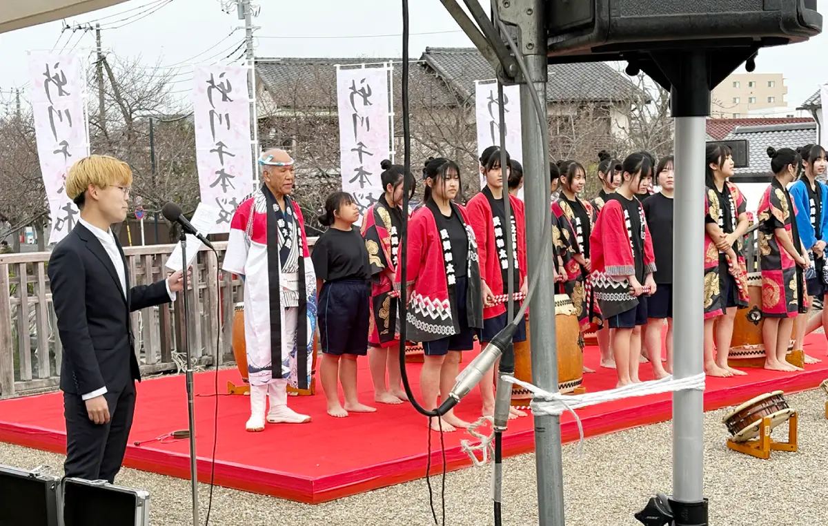 新川千本桜まつり司会