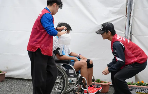 福岡マラソン救護ボランティア