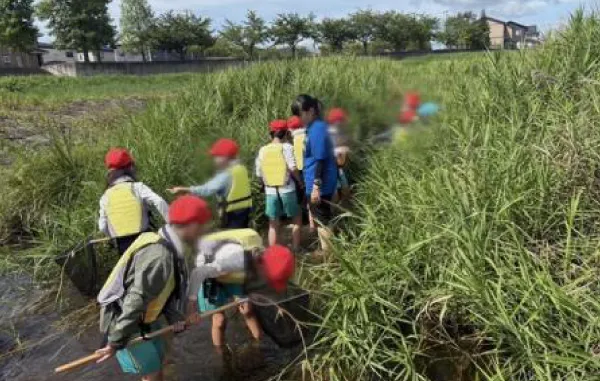 小学生対象広瀬川の環境教育